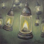 Miniatuur schilderij Stormlamp, laat je licht schijnen, bijzonder kunst kado Atelier for Hope Doetinchem