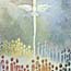 Schilderij uitstortiing Heilige Geest, De Hemel Geopend, Bijbels schilderij Atelier for Hope Doetinchem